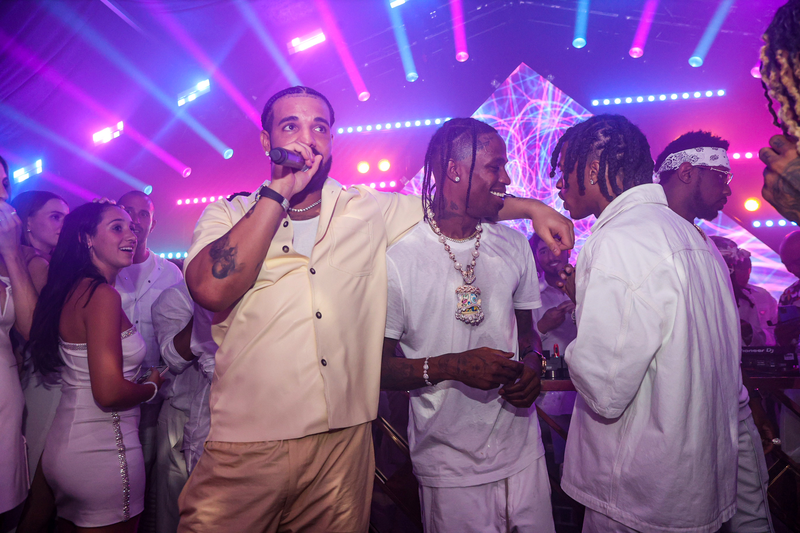 Drake, Jay-Z, And More Attend Michael Rubin's All White Party