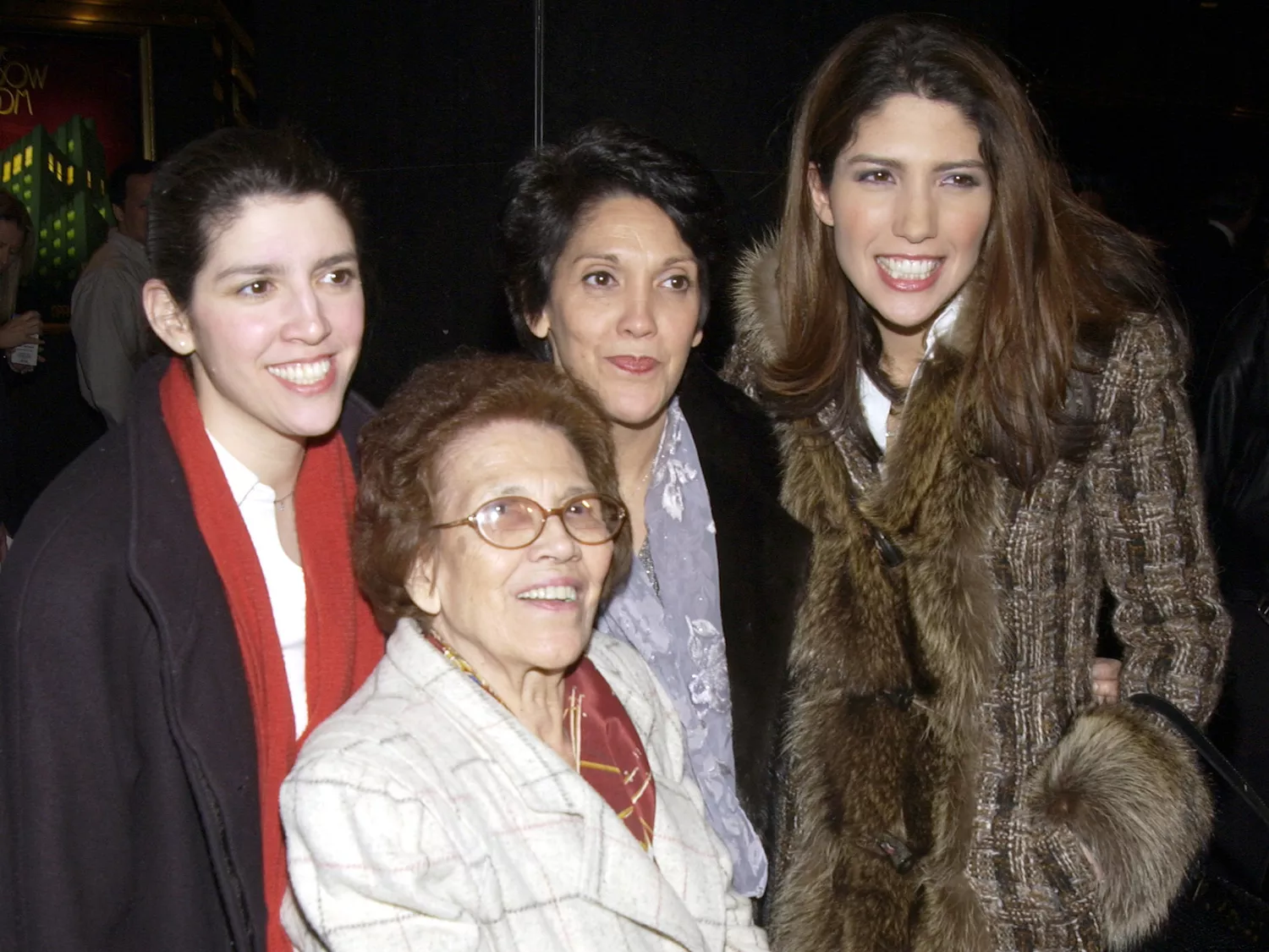 Jennifer Lopez's mother, Guadalupe Lopez, sisters Lynda Lopez and Leslie Lopez and grandmother Julia