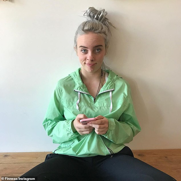 Birthday girl: Singer Billie Eilish - born Billie Eilish Pirate Baird O'Connell - turned 20 on Saturday and received a loving tribute from her brother Finneas for the occasion