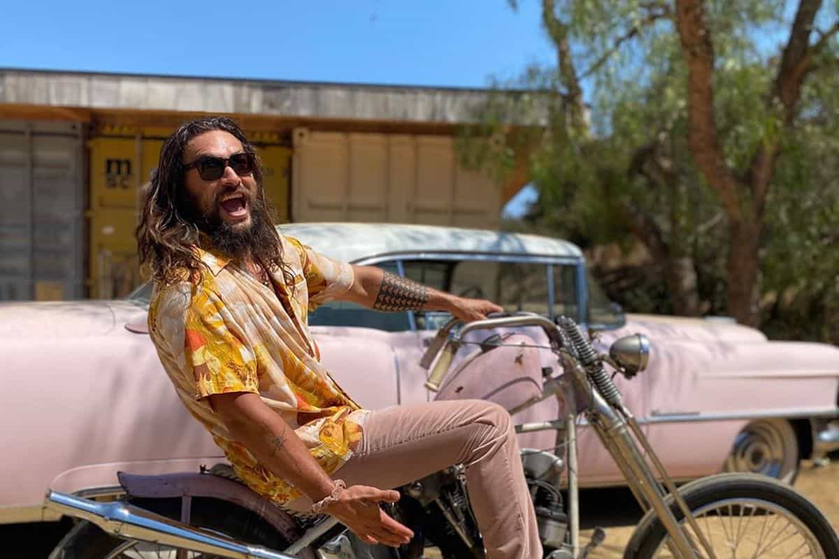 Jason Momoa Swims Upstream In Style With Daring 'Salmon' Outfit