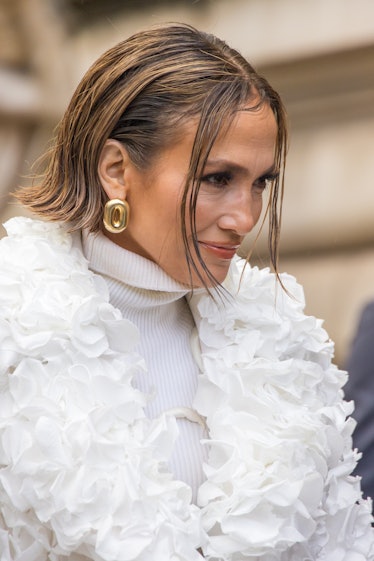 Jennifer Lopez attends the Schiaparelli Haute Couture Spring/Summer 2024 show