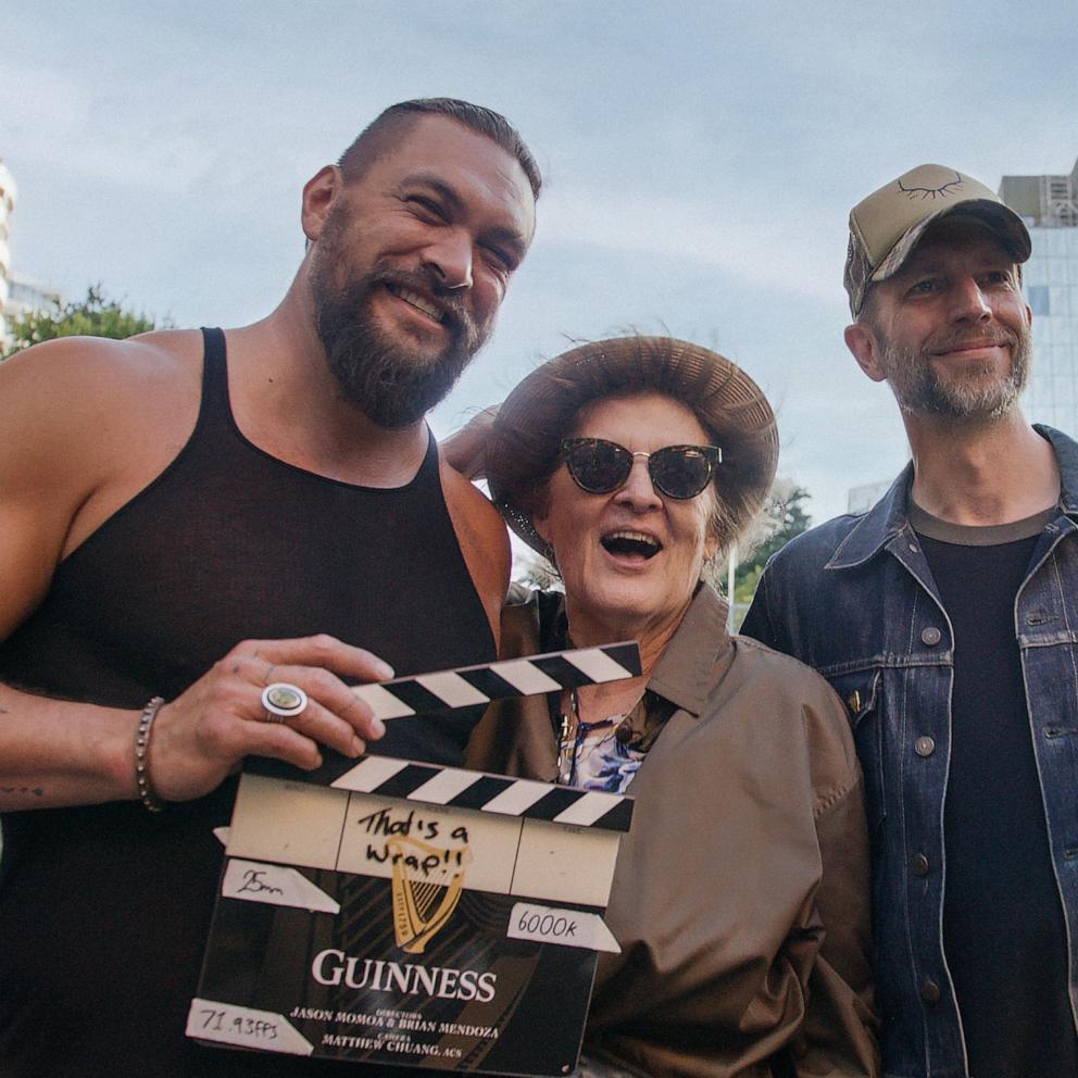 Jason Momoa fulfills yearslong dream to direct, star in this action-packed St. Paddy's ad - Good Morning America