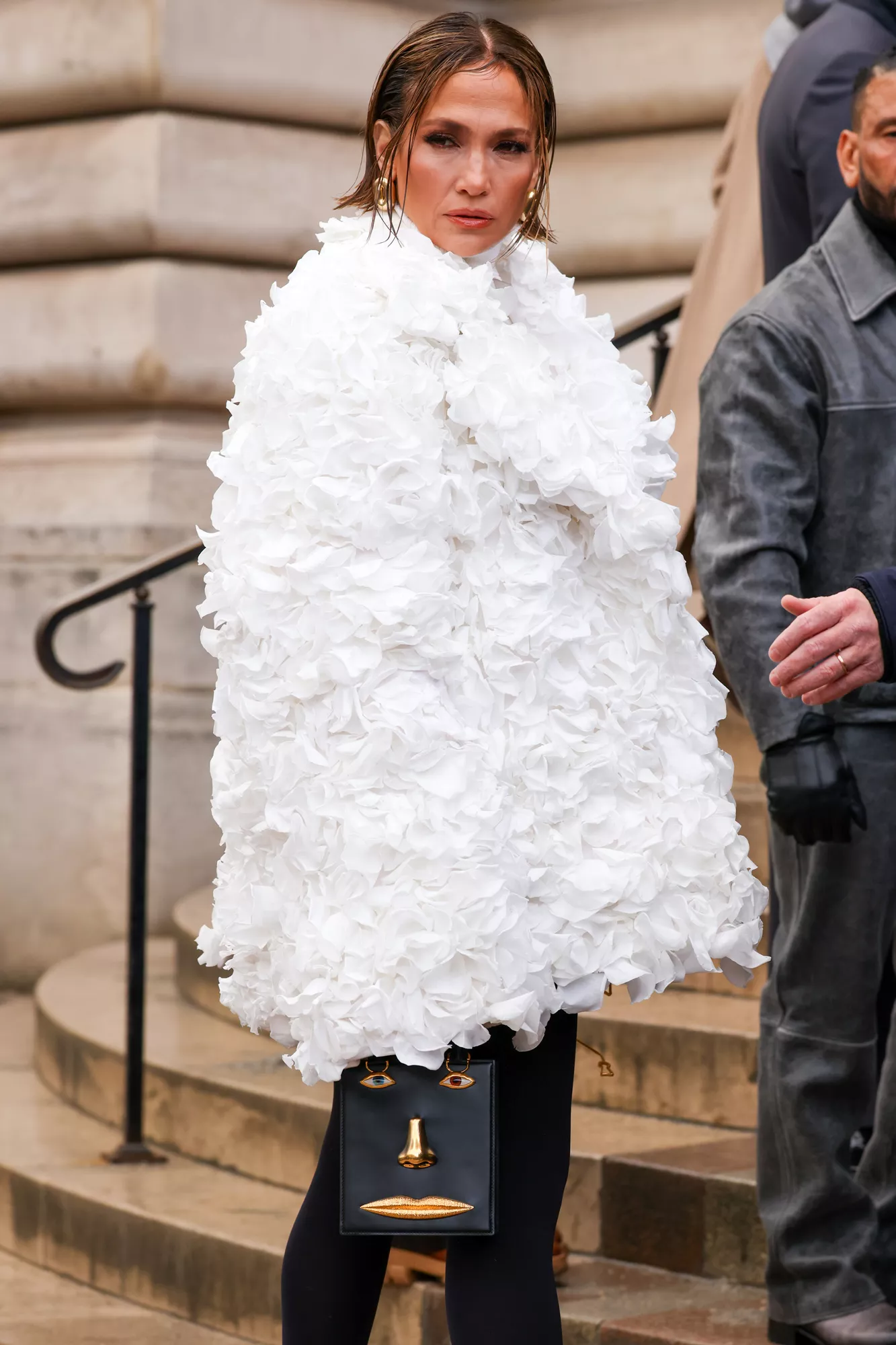 Jennifer Lopez attends the Schiaparelli Haute Couture Spring/Summer 2024 show as part of Paris Fashion Week on January 22, 2024 in Paris, France.