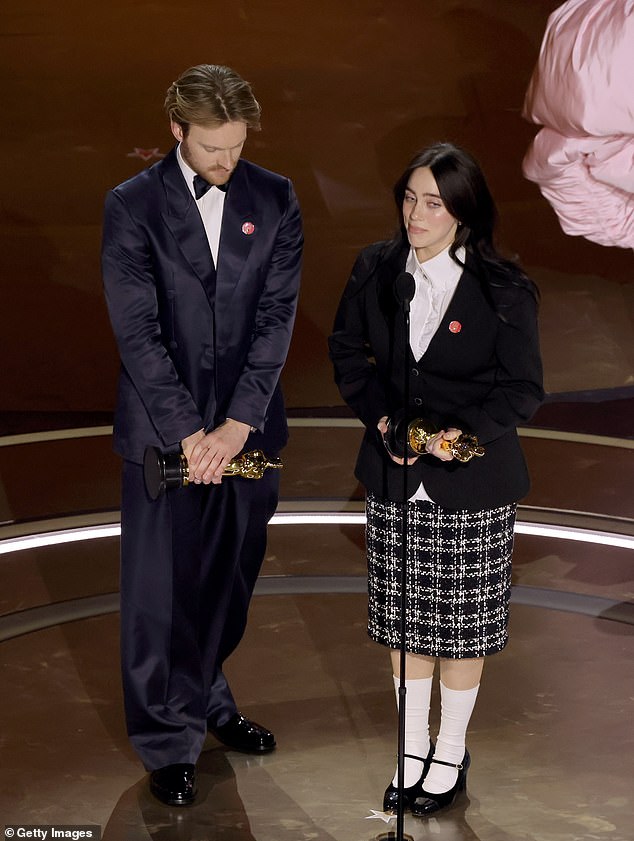 The duo — who co-wrote the song together — went on to score a historic win as they nabbed the Oscar for Best Original Song, making Billie the youngest individual to win more than one Academy Award