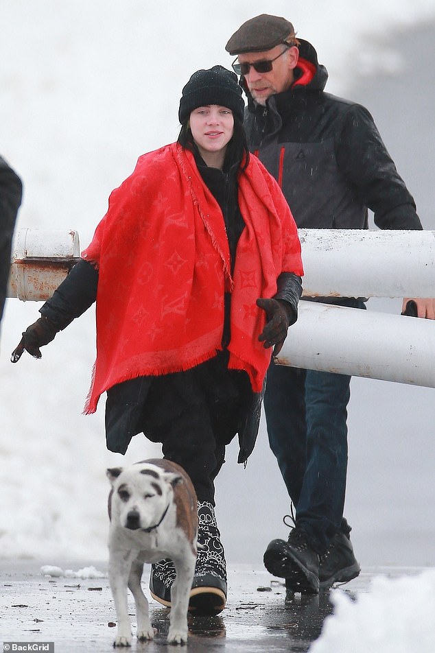 Holiday weekend: Billie Eilish appeared to take it easy over the holiday weekend with a nice stroll through the Angeles National Forest