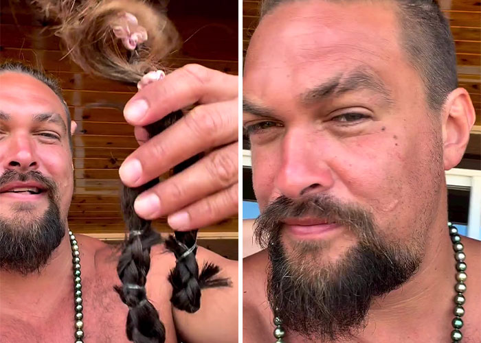 Jason Momoa Shaves Off His Iconic Long Hair In Protest Against Single-Use Plastics