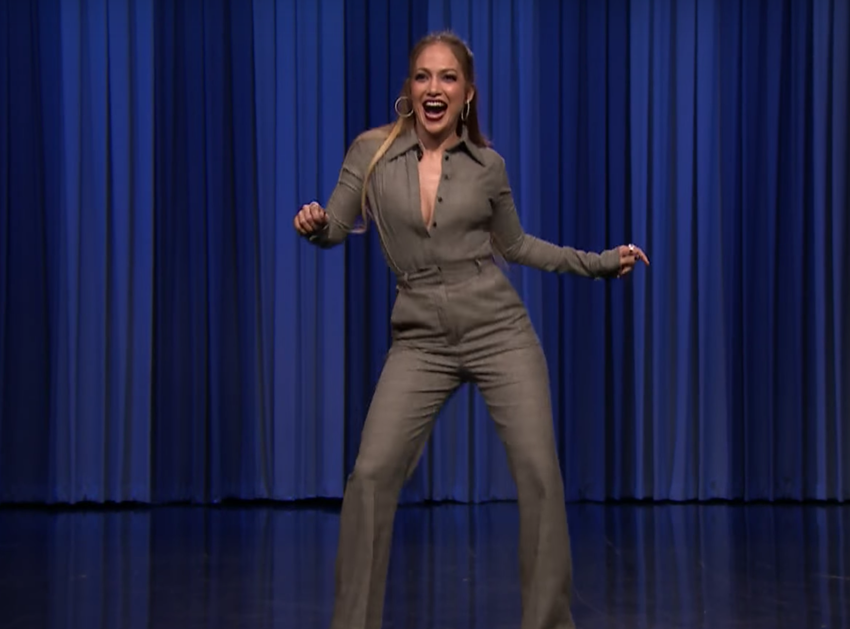 Jennifer Lopez Dominates Dance Battle On 'The Tonight Show'