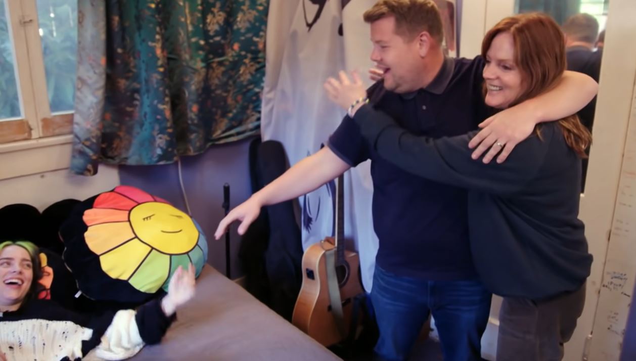 James Corden got on very well with Billie's mum Maggie