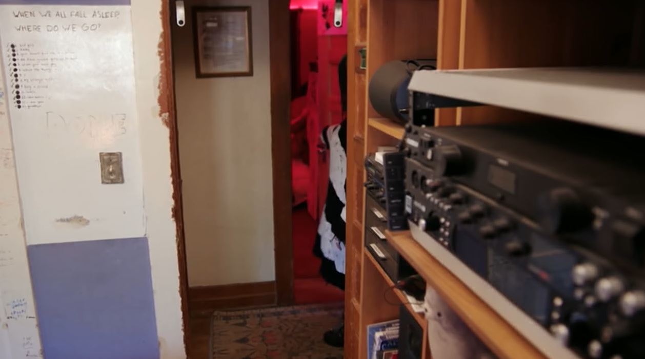 Billie's brother Finneas produced both her EP and album and the equipment is still in his room