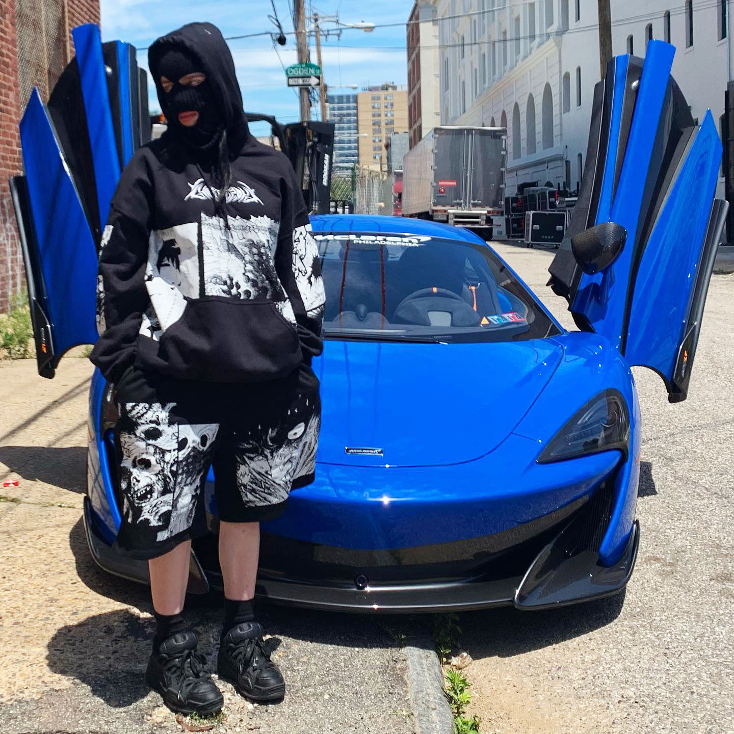 Billie Eilish and her McLaren 720S