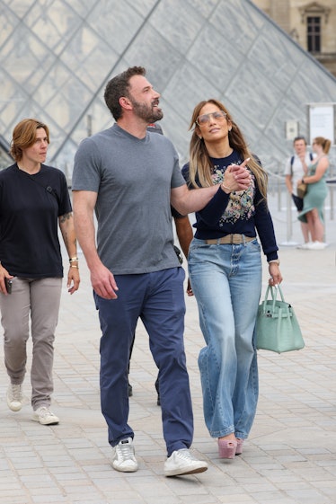 Ben Affleck, Jennifer Lopez and a Birkin in Paris.