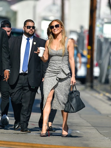 Jennifer Lopez's black birkin.