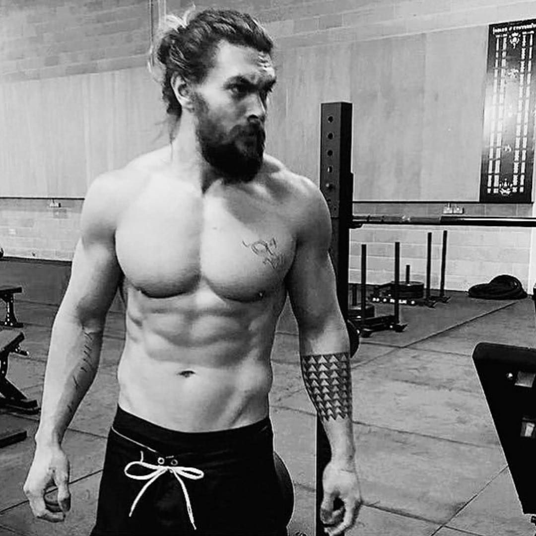 Brave & Bearded on Instagram: “Jason Momoa certainly looks superheroic as Aquaman in Justice League, But gett… | Jason momoa workout, Jason momoa, Jason momoa body