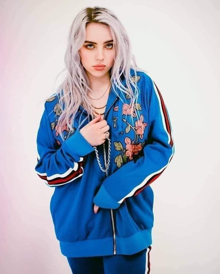 billie eilish | Billie eilish, Billie eilish outfits, Blue outfit