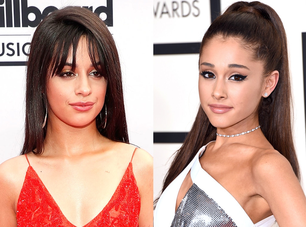 Ariana Grande and Camila Cabello Bonded Over High Ponytails