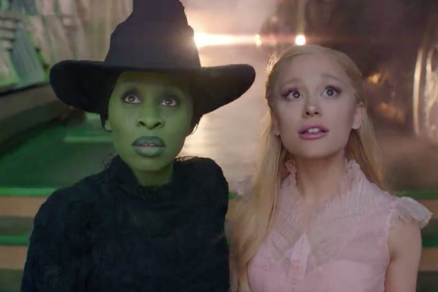 Ariana Grande wows Wicked fans in first trailer for musical film | The Independent