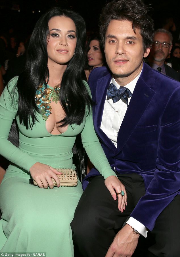 Second go: After splitting from Russell, Katy reunited with John Mayer but they too have split