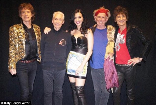 Busy: Katy, who recently performed with the Rolling Stones, wasn't ready to settle down due to her busy work schedule