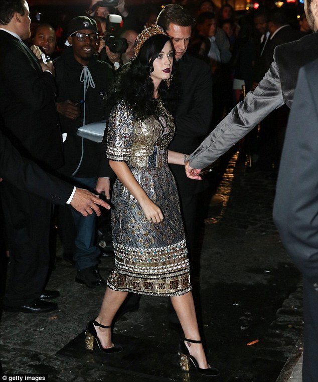 Continuing the fun: After the gala, Katy headed on to the after-party held at The Standard hotel in the Big Apple