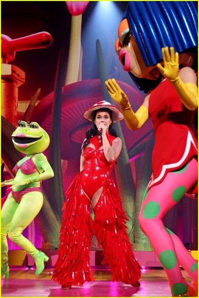 Katy Perry performing in Vegas