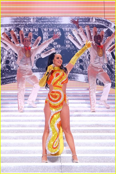 Katy Perry performing in Vegas