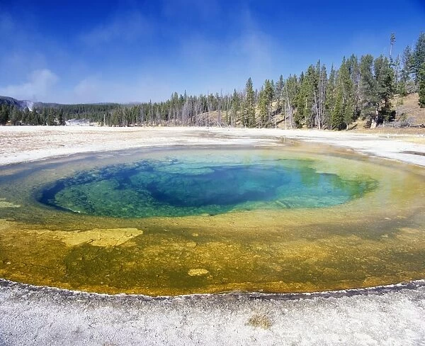 USA beauty pool. Upper Geyser Basin, Yellowstone National