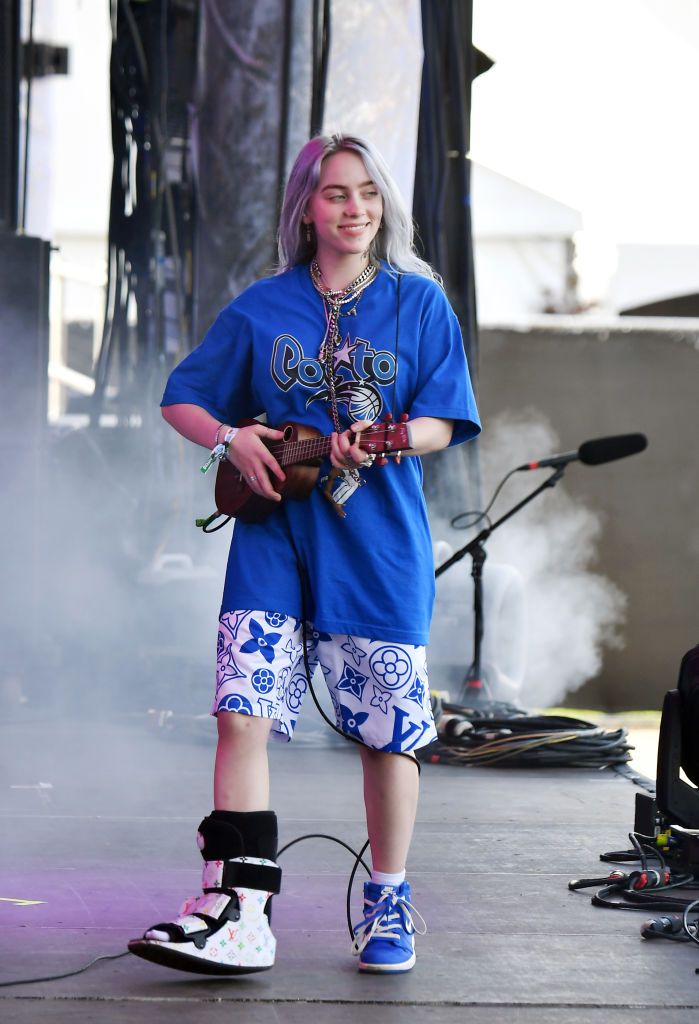 Billie Eilish performs on the Lands End Stage during the 2018 Outside... | Billie eilish outfits, Billie, Billie eilish