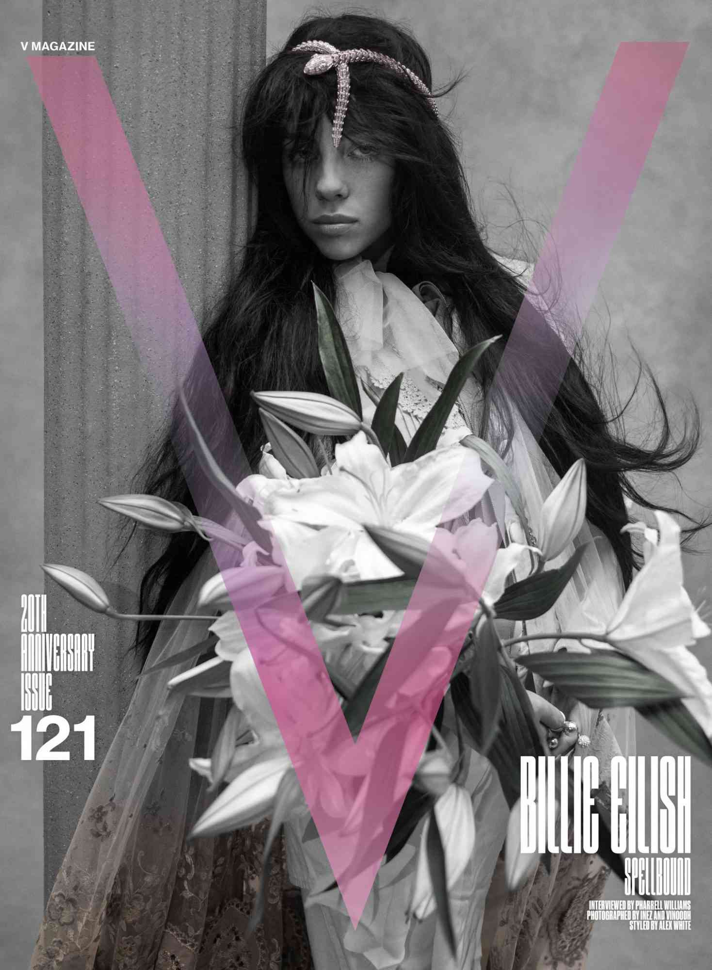 Billie Eilish Is a Gucci Bride on the Cover of V Magazine