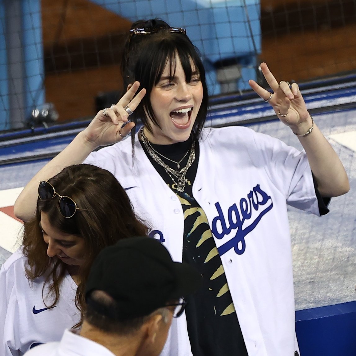 MLB on X: ".@billieeilish at Dodger Stadium is everything we wanted. https://t.co/N3seiBOKFN" / X