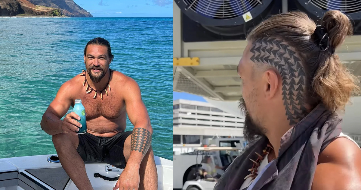 Jason Momoa Gets a Traditional Hawaiian Tattoo on His Head