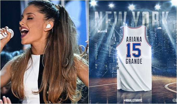 Ariana Grande Slated For Halftime Performance at 2015 NBA All-Star Game - Singersroom.com