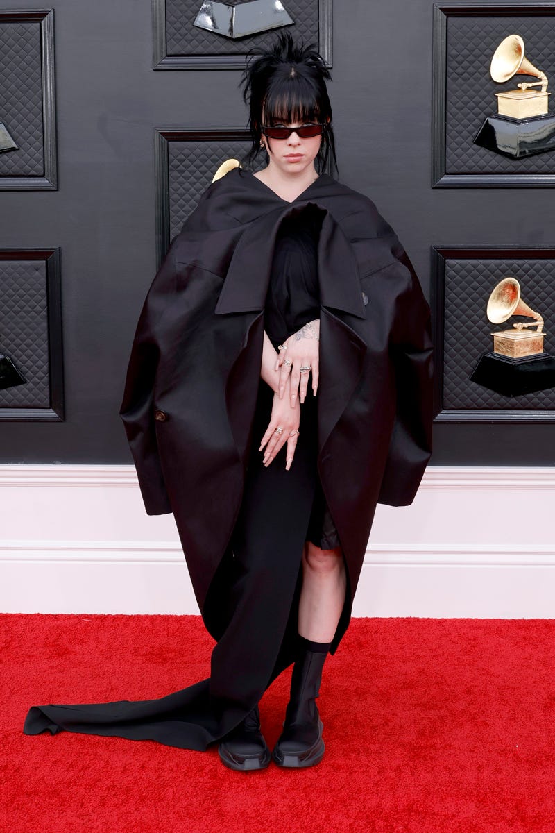 billie eilish grammys outfit 2022