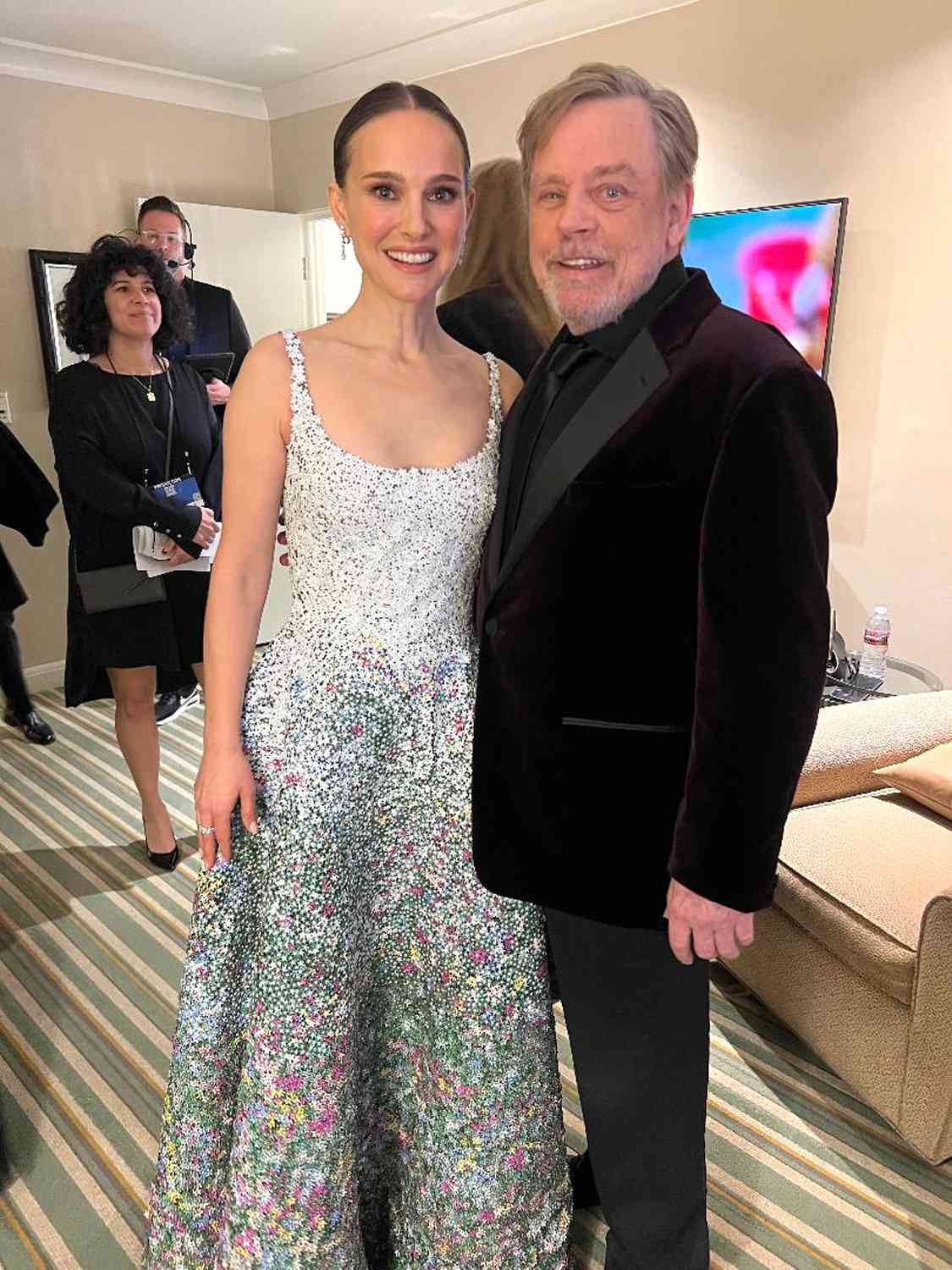 Mark Hamill Finally Meets Natalie Portman in Epic Star Wars Photo