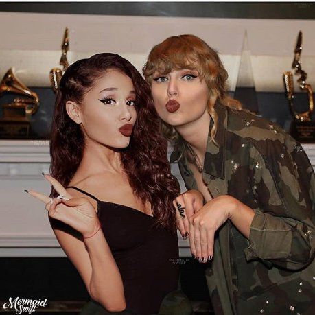 Ariana Grande ft. Taylor Swift these two beautiful ladies are lovely! # ArianaGrande #TaylorS… | Taylor swift pictures, Taylor swift funny, Long live taylor swift