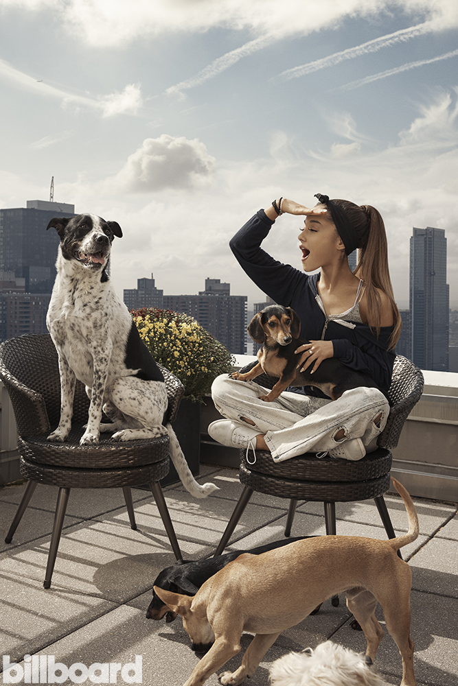 ariana grande, puppies