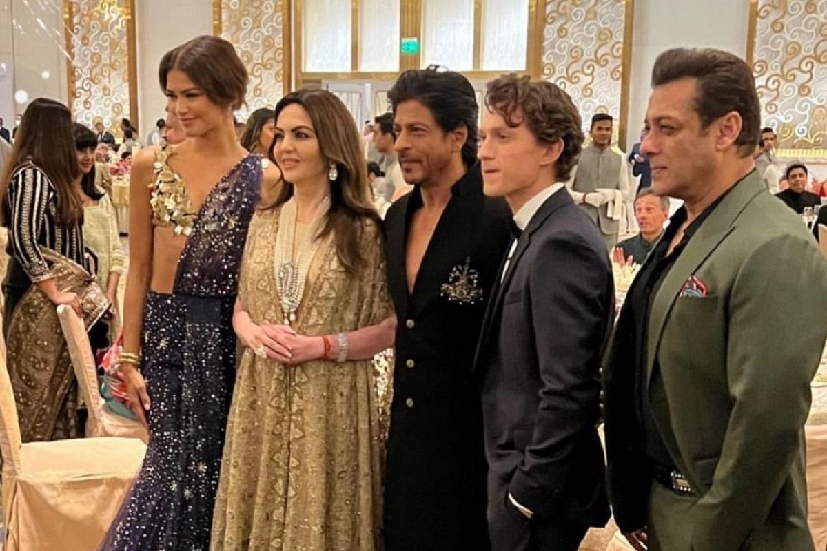 Zendaya, Tom Holland seen with SRK, Salman Khan and others at NMACC opening: See pics