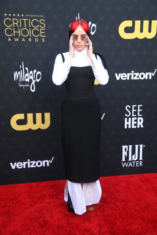 Billie Eilish attends the 29th Annual Critics Choice Awards