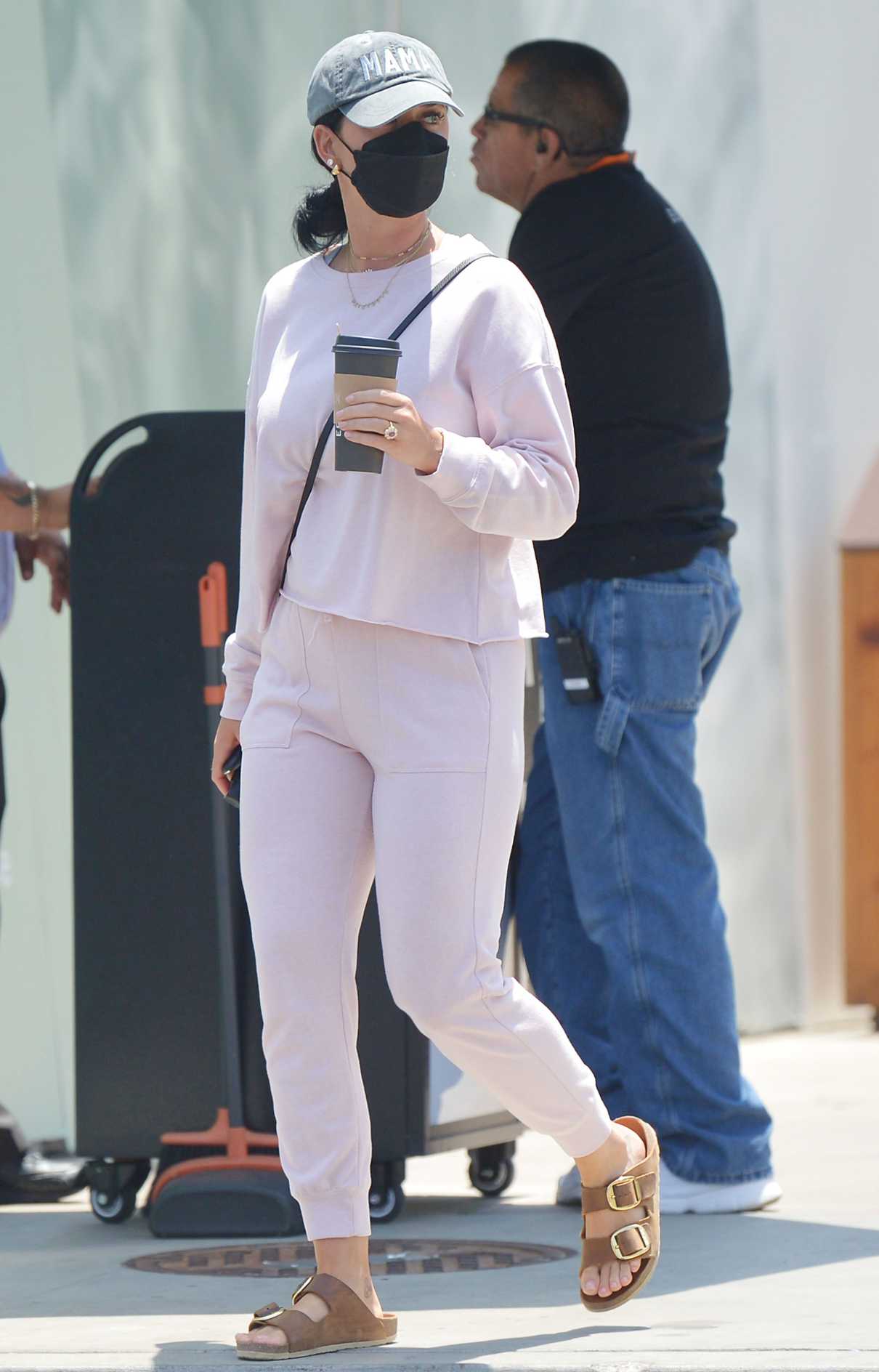 Katy Perry in a Pink Sweatsuit