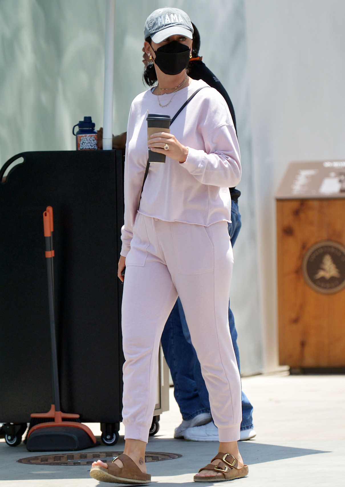 Katy Perry in a Pink Sweatsuit