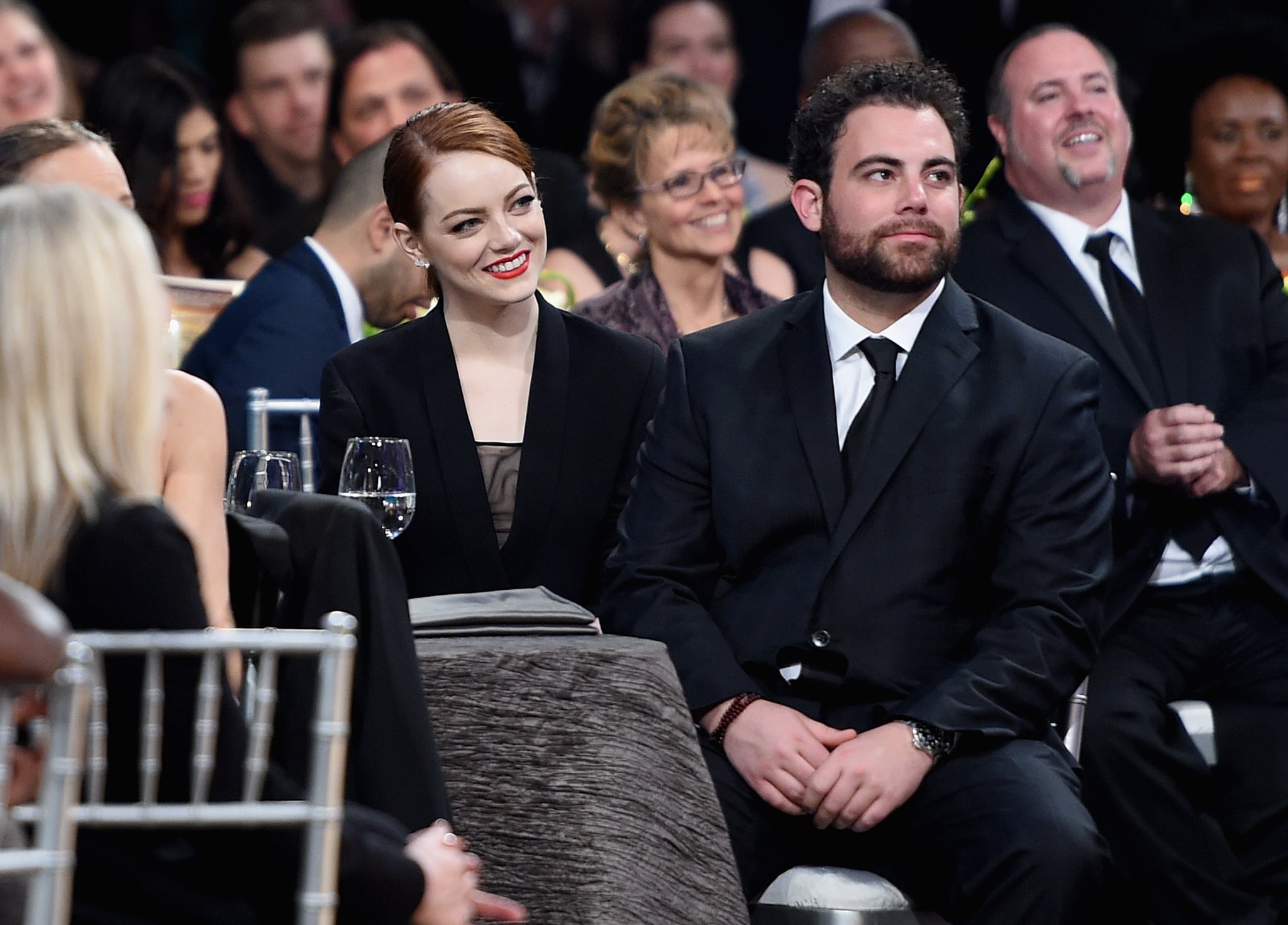 2015 Screen Actors Guild Awards | Emma Stone's Favourite Red Carpet Date Is Her Brother, Spencer, and They're Freakin' Adorable | POPSUGAR Celebrity UK Photo 11