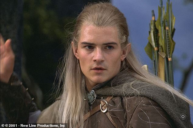 Orlando played the role of Legolas in The Lord of the Rings film series (seen)