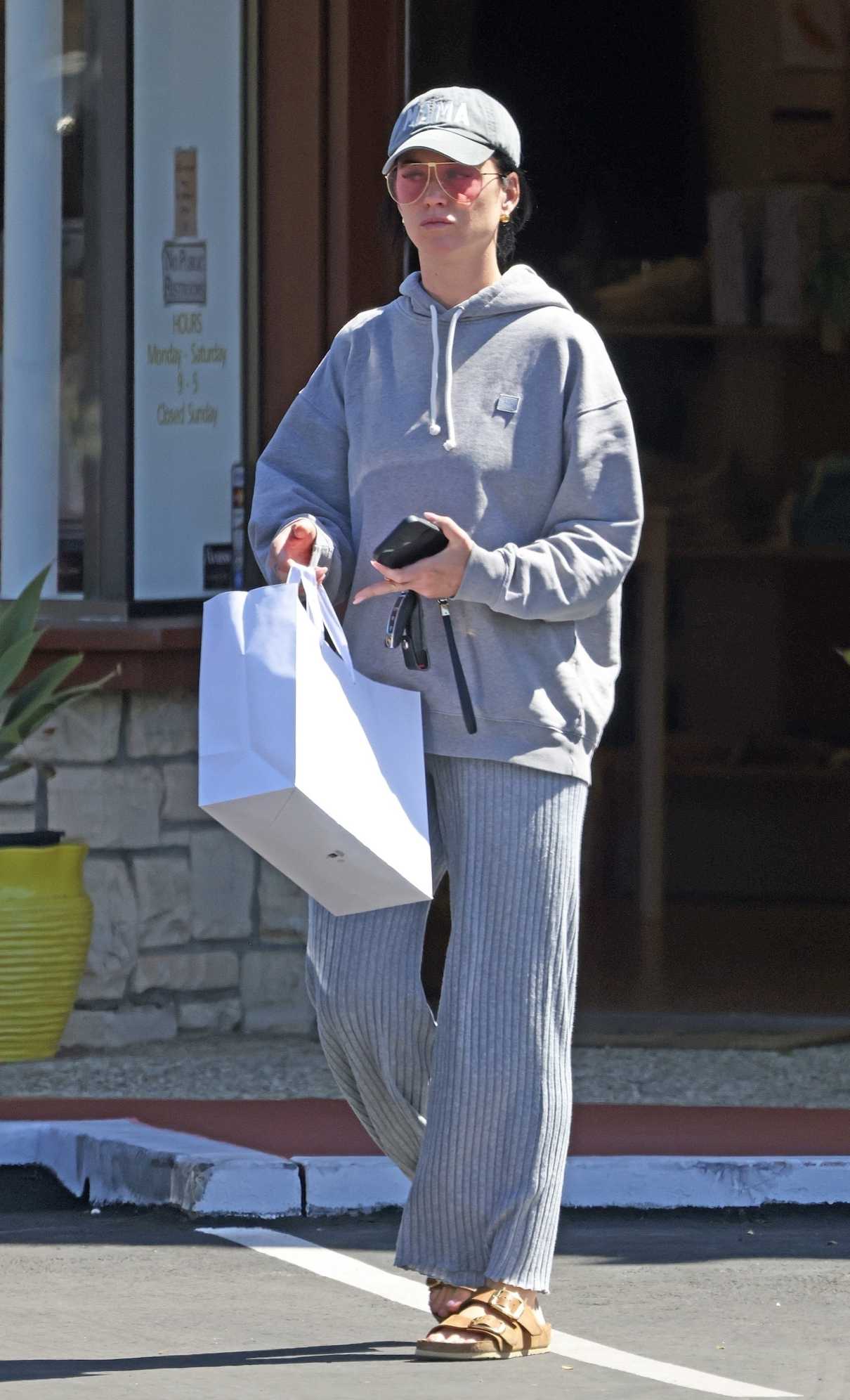 Katy Perry in a Grey Hoodie