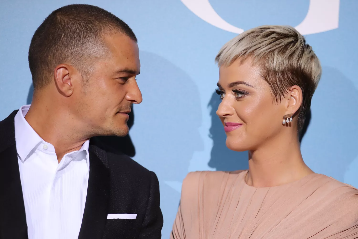 Katy Perry and Orlando Bloom attend the Gala for the Global Ocean hosted by H.S.H. Prince Albert II of Monaco at Opera of Monte-Carlo on September 26, 2018 in Monte-Carlo, Monaco