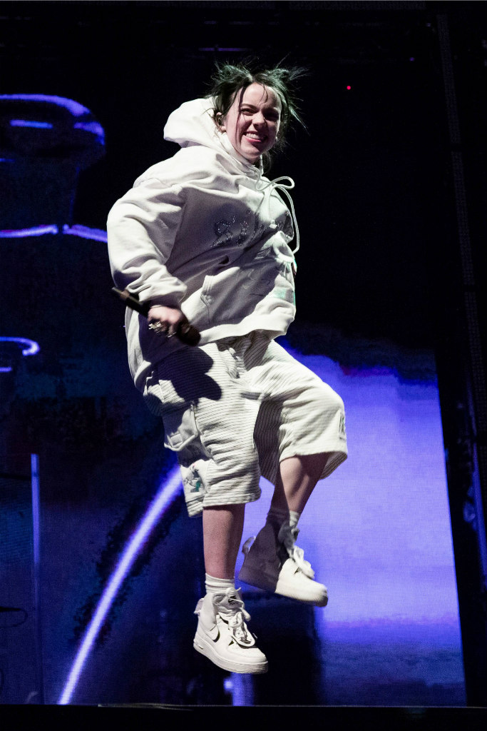 billie eilish, coachella, nike sneakers