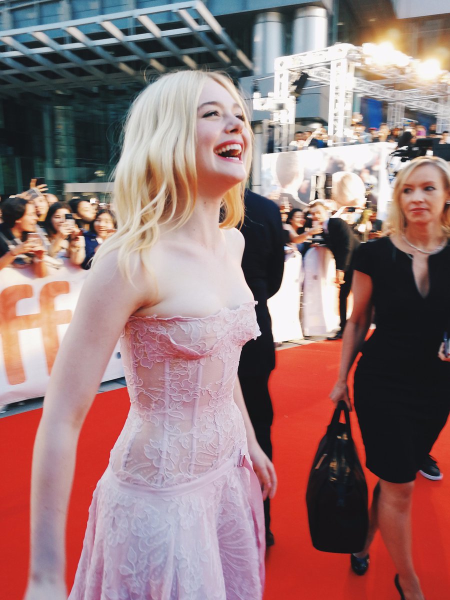 TIFF on X: "Elle Fanning—Mary Shelley herself—in a rose pink lace bustier dress by @McQueen are what Gothic dreams are made of. #TIFF17 https://t.co/FE2WcmvGYd" / X