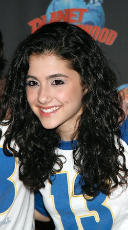 Ariana Grande naturally curly hair 2008