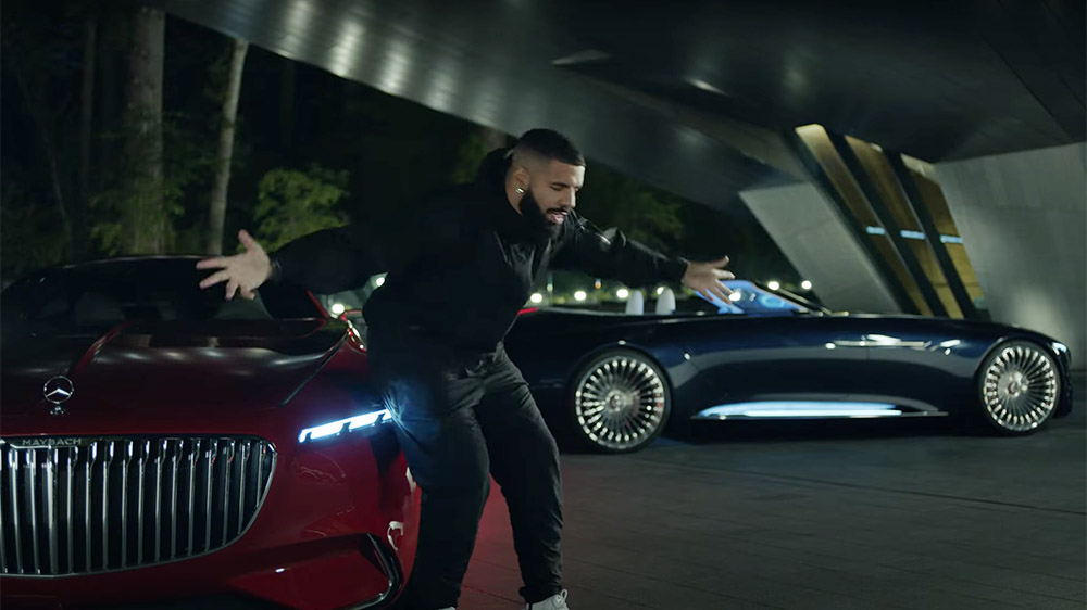 Drake and the Vision Mercedes-Maybach 6 Cabriolet and Coupe