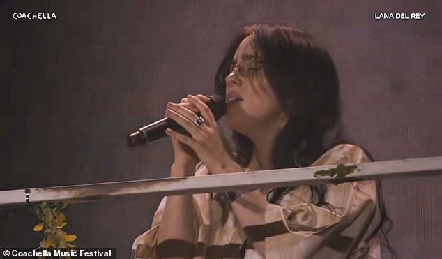 Billie delivered a moving performance for festivalgoers