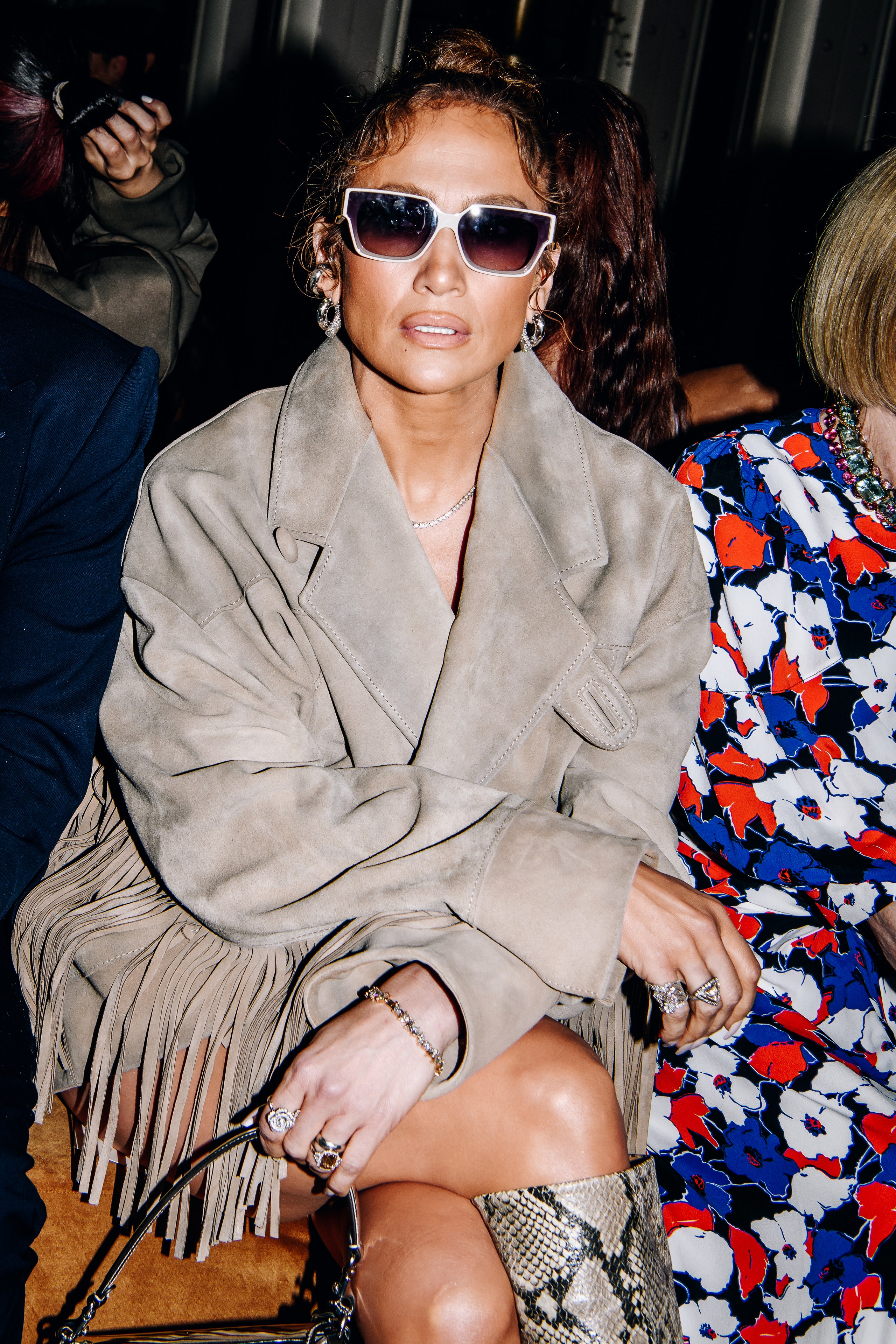 Jennifer Lopez Said Yes to Fringe, No to Pants at New York Fashion Week |  Glamour