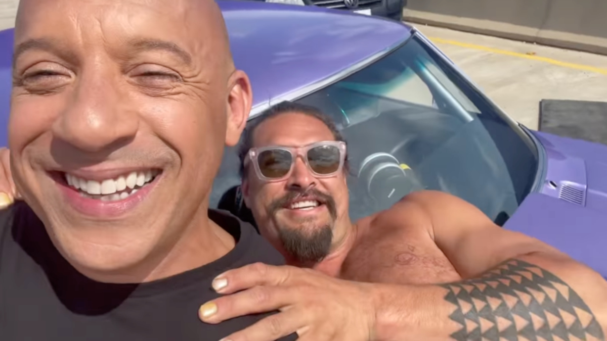 Vin Diesel and Jason Momoa are getting along fine